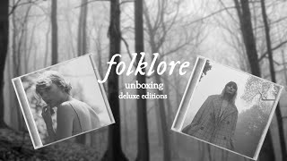 taylor swift: folklore deluxe editions 3&8 unboxing