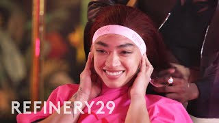 My 26 Inch Burgundy Wig Install Journey | Hair Me Out | Refinery29