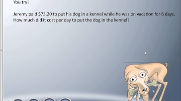 Mr. Hardy Teaches: Gr 6 Math - Unit 3-Lesson 5: Dividing a Decimal by a Whole Number