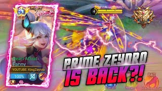 PRIME ZEYNRO IS BACK!! ⚡️AGGRESSIVE FANNY MONTAGE || MLBB ||