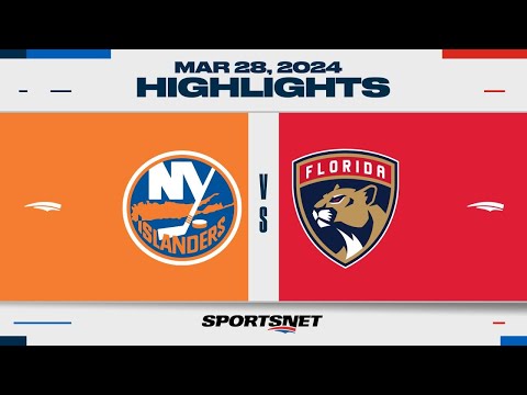 NHL Highlights | Islanders vs. Panthers - March 28, 2024