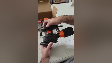 Warrior detail palm sander unboxing and review
