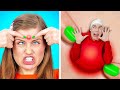 IF MAKEUP WERE PEOPLE! AMAZING LIFE HACKS || Funny Situations At School! DIY Tricks By 123 GO! BOYS