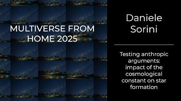 Daniele Sorini - Testing anthropic arguments: impact of cosmological constant on star formation