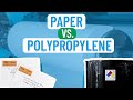 Paper labels vs polypropylene labels  smith corona labels