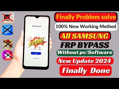 ALL SAMSUNG FRP Bypass Android 12/13/14 Google Account Remove | One Click Samsung FRP Tool 2024