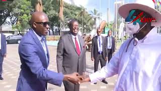 SEE HOW UGANDAN PRESIDENT MUSEVENI ARRIVED AT KICC NAIROBI WITH TIGHT SECURITY FOR