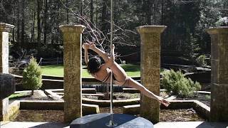 Pole Dance in the Garden to Sia