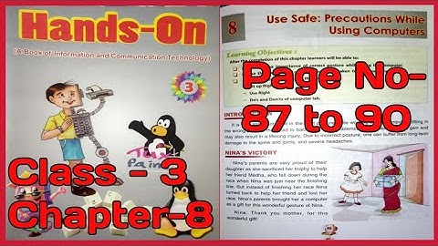 Use Safe: Precautions While Using Computer🔥dav class-3 computer chapter-8 Page No- 87, 88, 89, 90