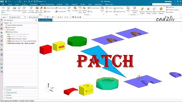 NX_Surface_Modeling | #Patch| Patch in NX | #nxtutorials | NX CAD | Cad2liv