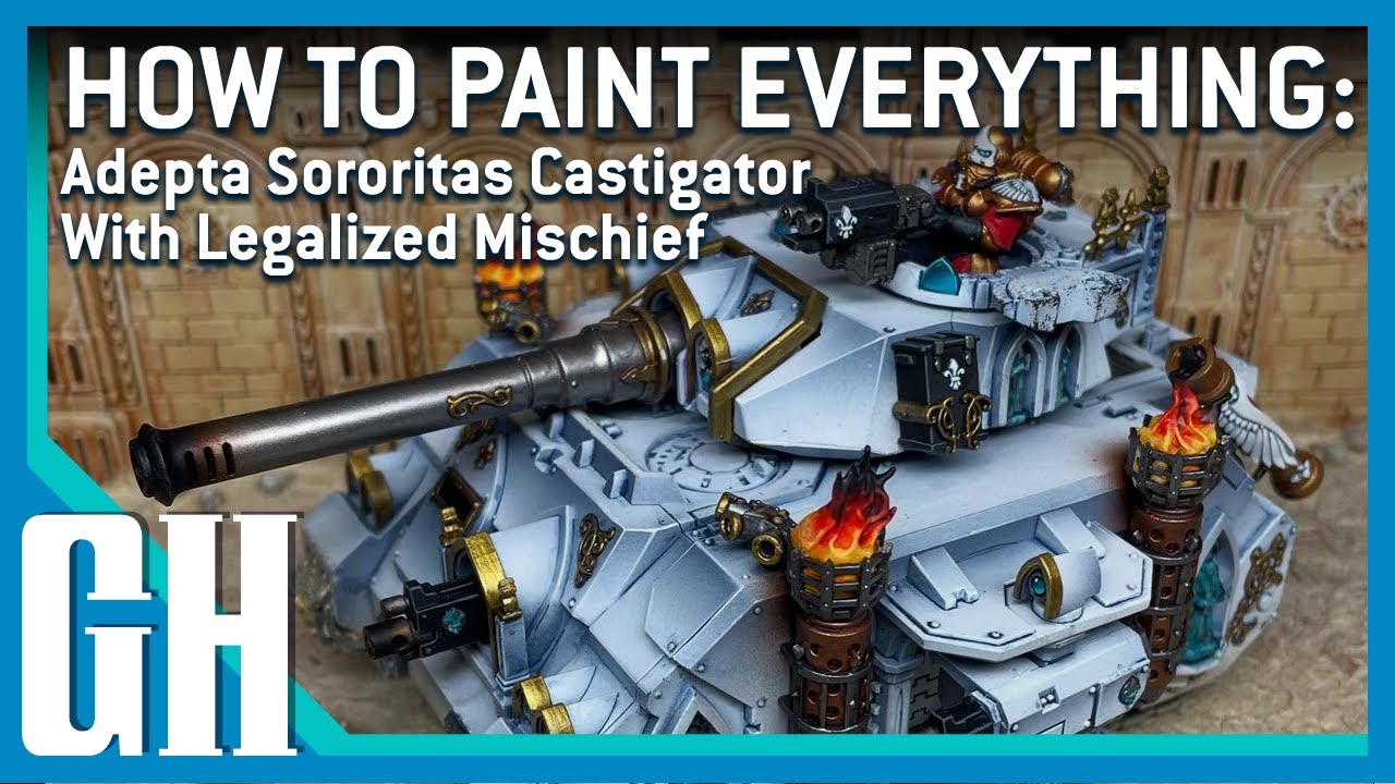 How to Paint Everything: Adepta Sororitas Castigator with Legalized Mischief