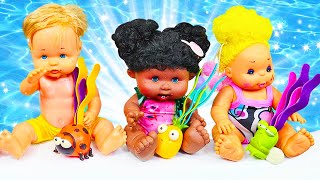 Мой детский сад - Учимся нырять! 🌊🏊‍♂️ Куклы пупсы Беби Бон и игры для детей