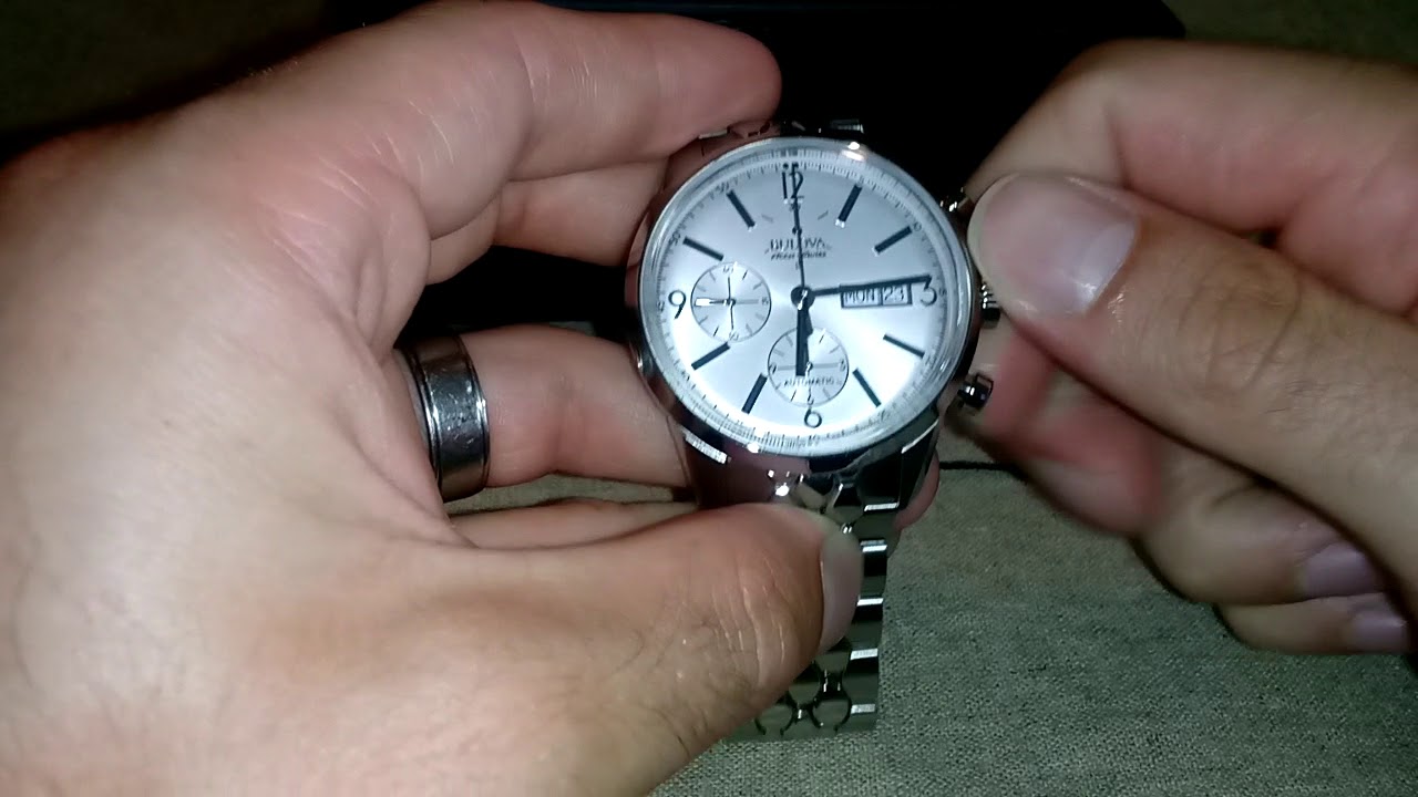 Bulova Accu-Swiss 63C118 Chronograph REVIEW/FOR SALE - YouTube
