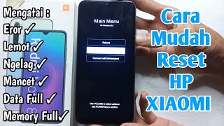 Hard Reset XIAOMI Redmi Note 8 | Cara Reset HP Redmi 8 | Cara Restart HP XIAOMI Note 8 | Reset Redmi