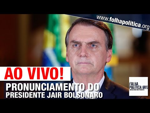 AO VIVO: PRONUNCIAMENTO DO PRESIDENTE BOLSONARO – LIVE DE 09/01/2020 – IRÃ, EUA, TRUMP, MORO