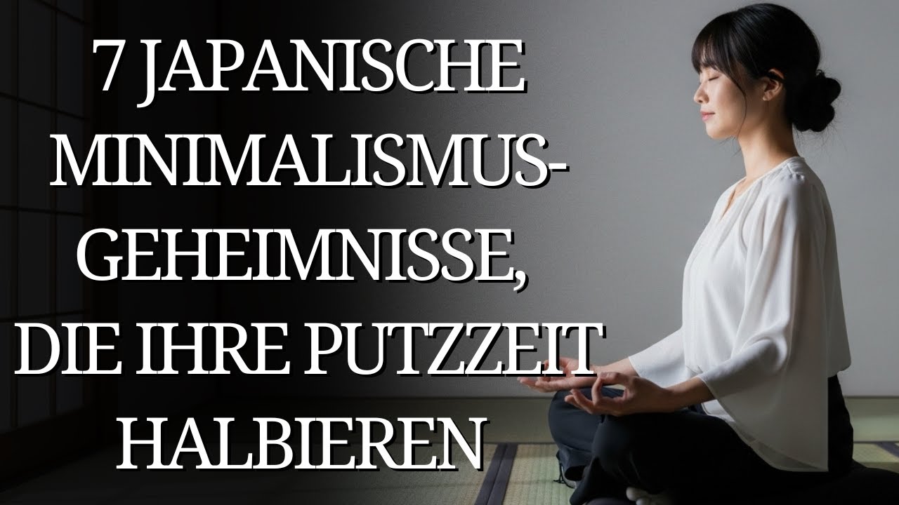 7 japanische Minimalismus Geheimnisse, die Ihre Putzzeit halbieren | Japanischer Minimalismus