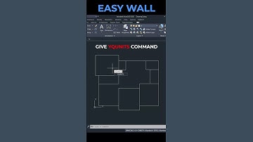 EASY WALL #autocadtutorial #autocadtips #yqarch