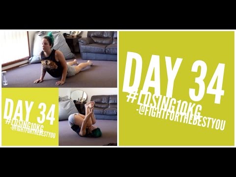 day-34-#losing10kg-fat-burning-yoga-workout