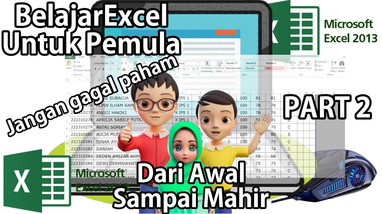 Jangan gagal paham. Belajar Excel untuk pemula dari awal sampai mahir ...