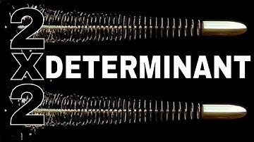 How to Find Determinant of 2x2 Matrix