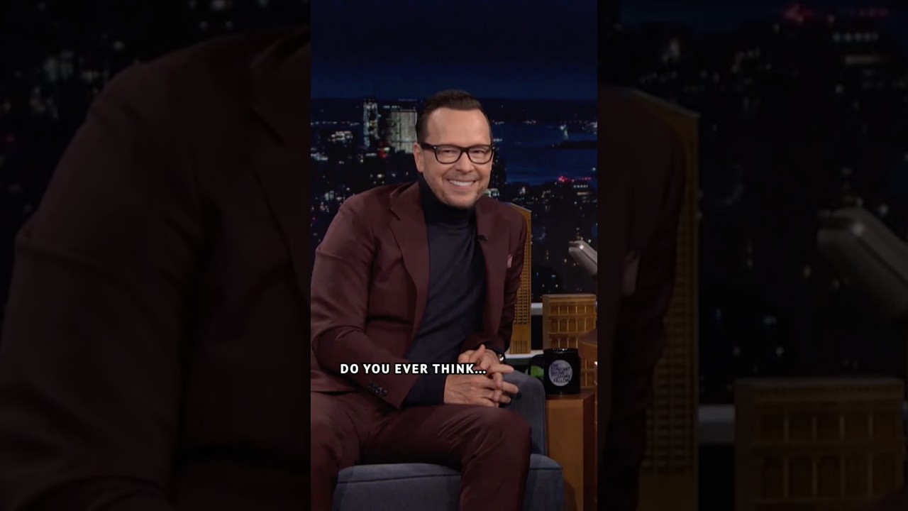 #DonnieWahlberg on #NKOTB’s debut album turning 40: “It never gets old to me.” #FallonTonight
