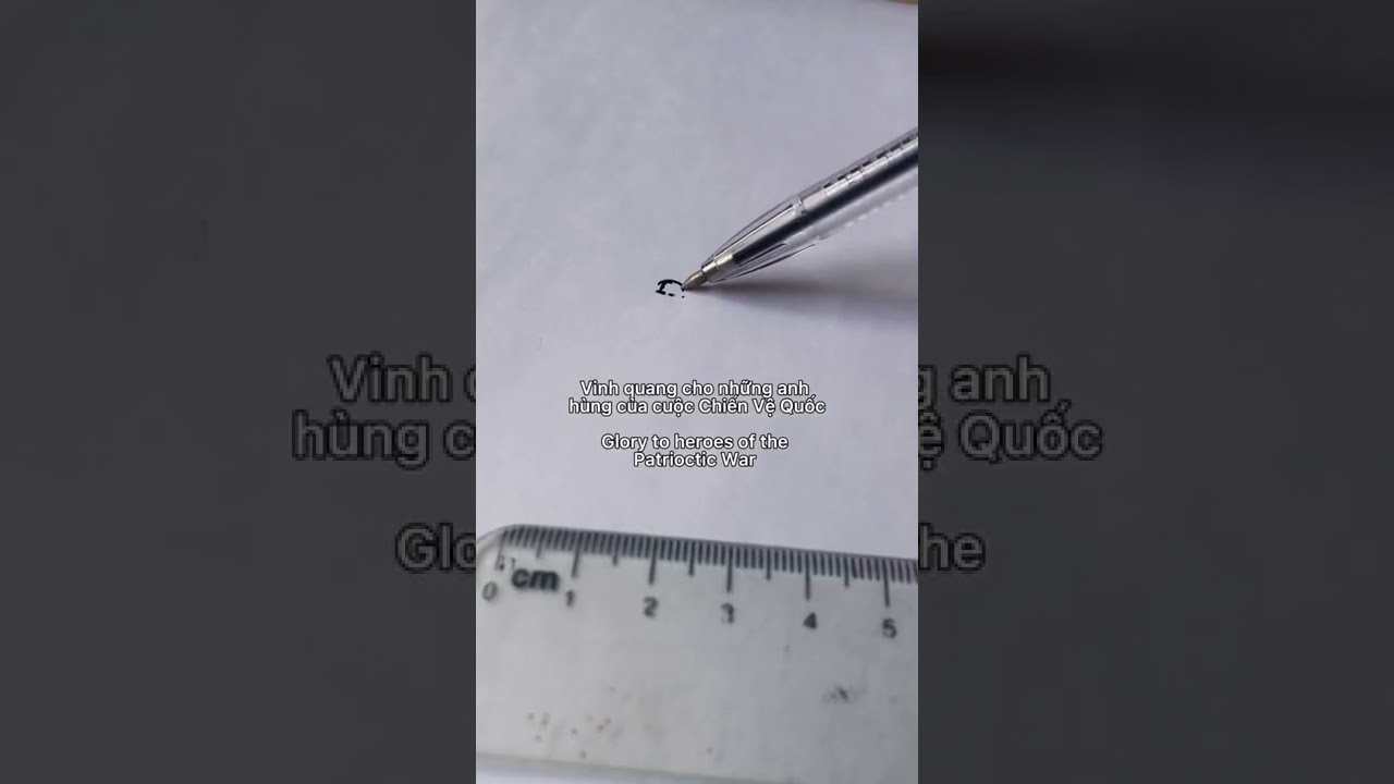 Vẽ Putin Bằng 0.5Cm | H Chấm