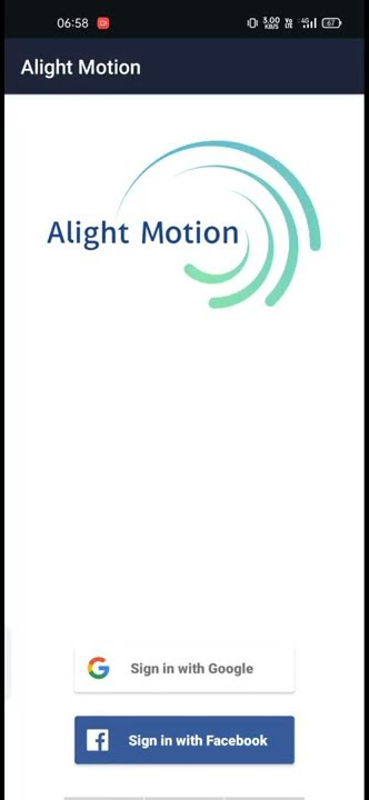 how to slove alight motion import problem/import problem