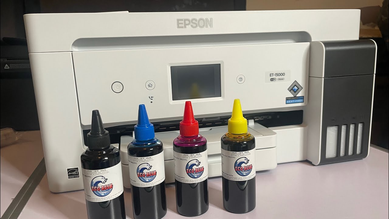 Unboxing Epson ET15000 EcoSolvent Printer & Eco Rush Ink YouTube