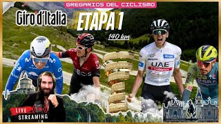 🔴(EN VIVO)  Etapa 1🔥GIRO DE ITALIA 2024 🚴‍♂️POGACAR, QUINTANA, GAVIRIA, MARTINEZ,  #uci  #ciclismo