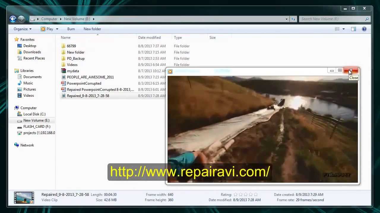 avi video repair online