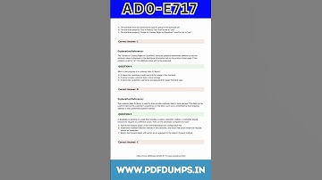 AD0-E717 Exam Questions & Practice Tests - Free Download