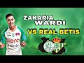        zakaria el wardi vs real betis