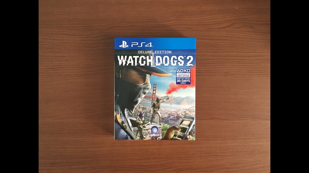 Unboxing Watch Dogs 2 Deluxe Edition Ps4 Youtube