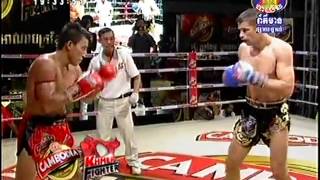 Khmer Fighter : Chan Rothana vs Sebastien Billard (France) 70kg 6-28-2013