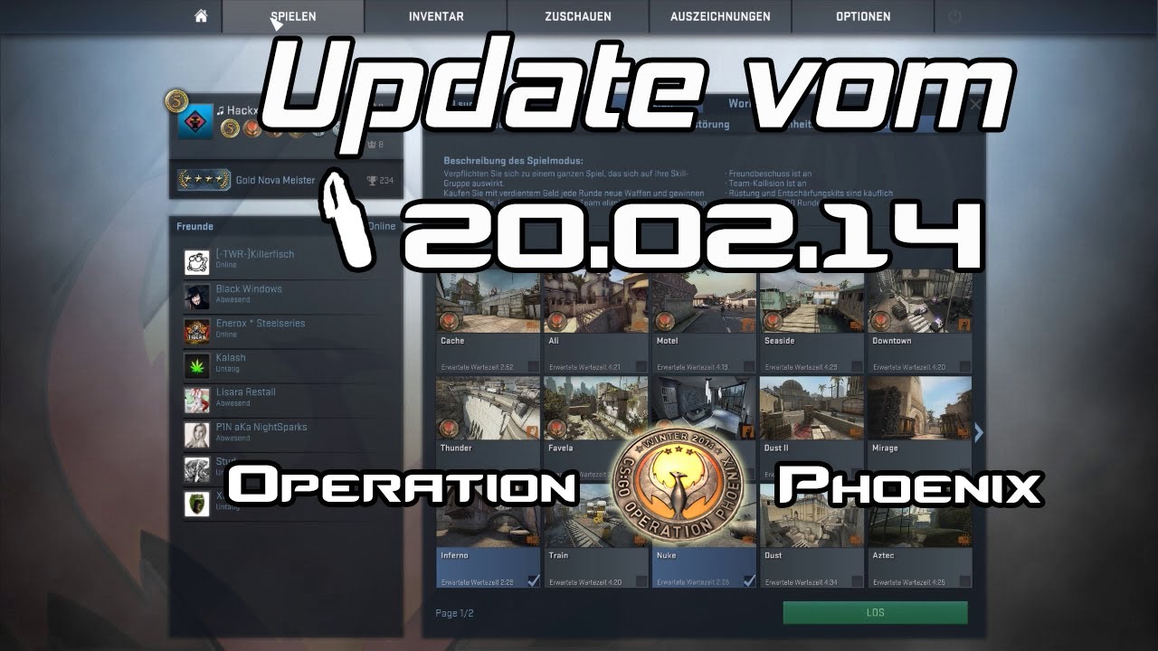 CS:GO - Update vom 12.02.14 | Operation Phoenix breitet seine Schwingen ...