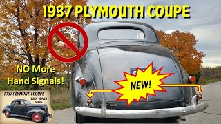 HOW TO INSTALL TURN SIGNALS!   1937 Plymouth Coupe  Episode 9 #barnfind