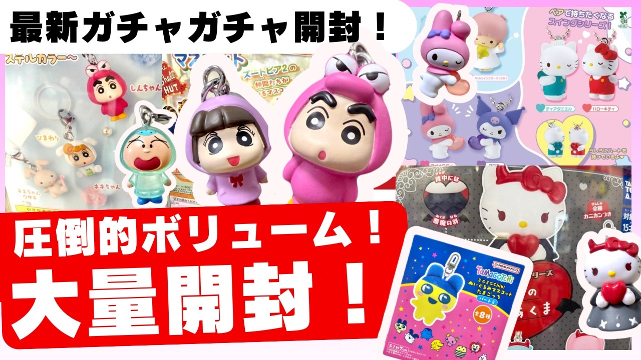 4月#14 【ガチャガチャ】完売店舗続出のクレしんめじるしからサンリオ