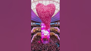 СЕРДЦЕ ИЗ ШАРОВ СБРОС ШАРОВ #balloons #шары #сбросшаров #сбросвиланды #14февраля