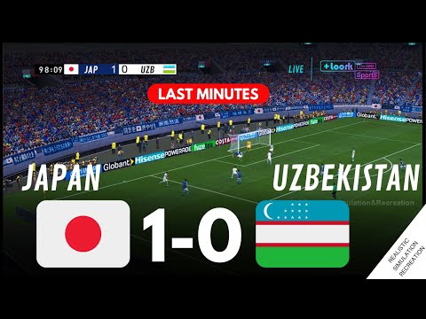 ラストミニッツ • 日本 U23 [1-0] ウズベキスタン U23 | U23 AFC カップ アジア決勝ビデオゲーム シミュレーション