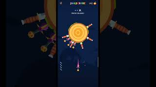 Knife hit / gameplay / ios android / games video / download apk / best game play / 3D Gamer screenshot 4