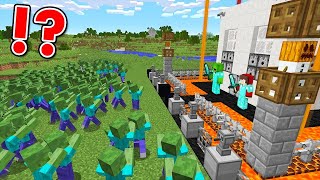 10 Security Build Hacks vs Zombies - Minecraft screenshot 2