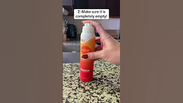 How To Recycle Spray Deodorant 