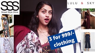 Shein Alternatives in India| Street style store ( SSS ) HAUL | Lulu & Sky HAUL + REVIEW | Mini haul