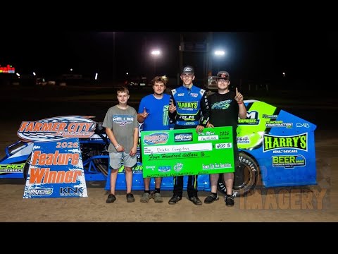 1st place at Farmer City Raceway 8/28 - In car camera