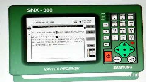 NAVTEX - STATION AND MESSAGE SELECTION