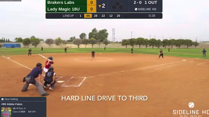 Abbie Fales 2024 Lady Magic 18u Boykin - Highlight...