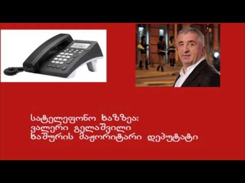 ვალერი გელაშვილი შიდა ქართლის გუბერნატორის შესახებ