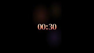 30 Second Timer 🌙 Calm Wind Down Countdown · 3 2 1 GO Start #Shorts