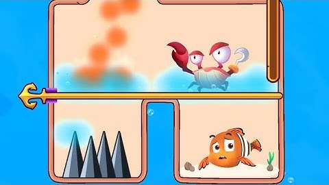 Fish Pin Gameplay Save The Fish All Level- Fishdom Game - Pull The Pin