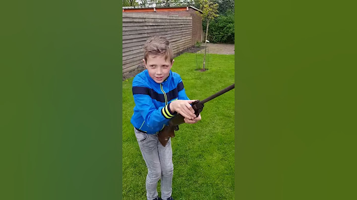 Met de luchtbuks  van opa schieten